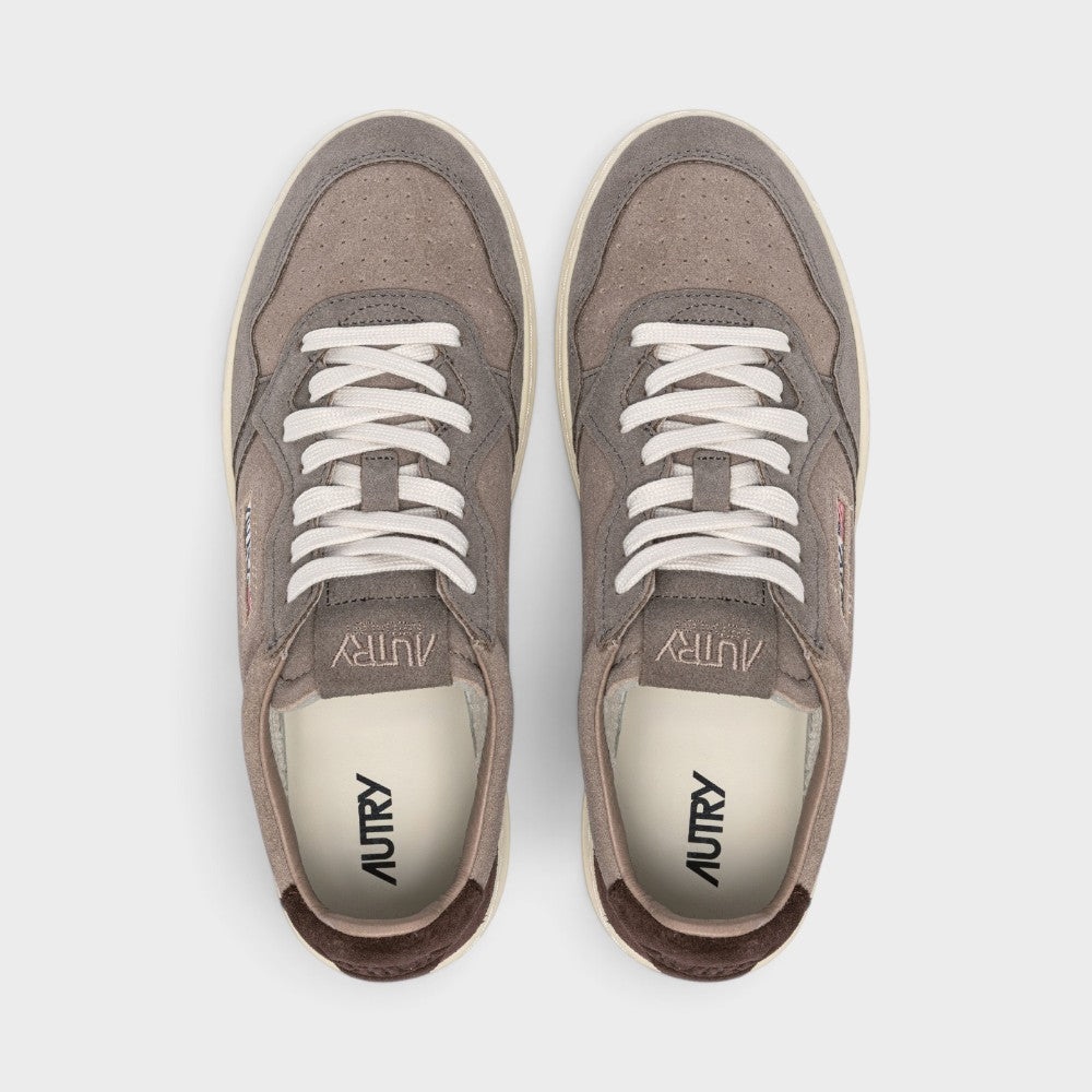 Autry Medalist Low Taupe Cotto Aulm-ts41