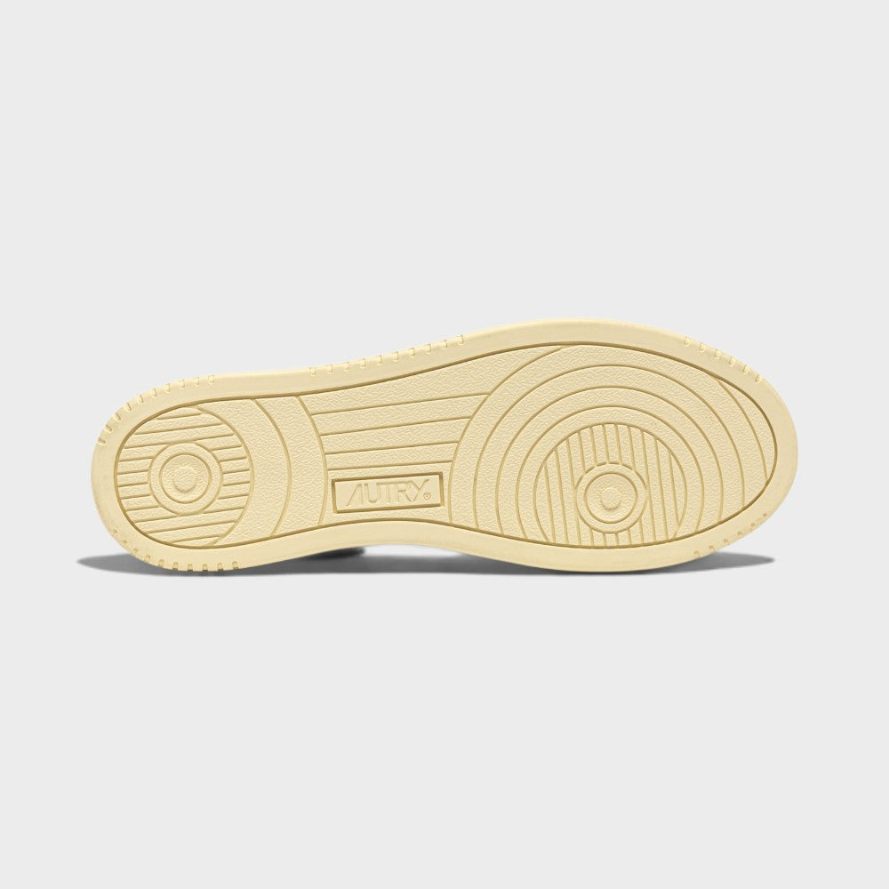 Autry Medalist Low White Black Aulm-bg02