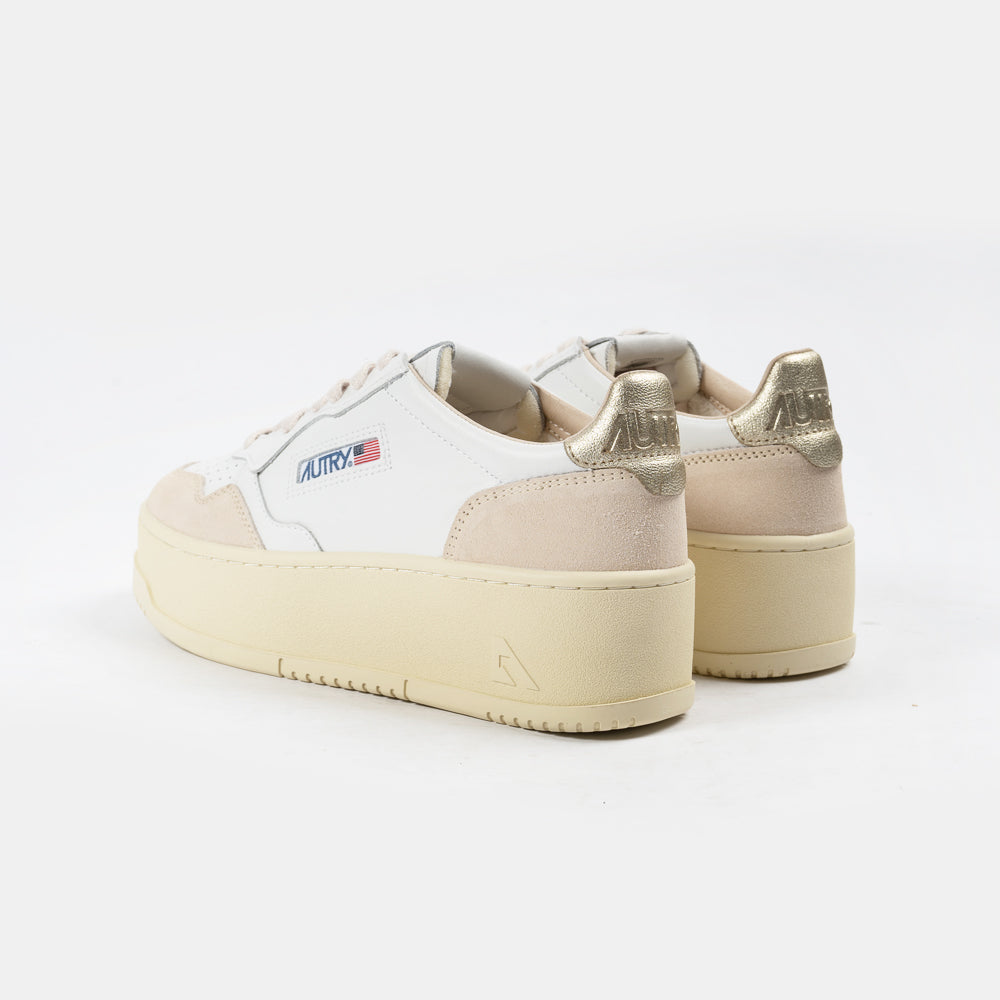 Autry Platform Low Wht/Platinum Ptlw-ls01