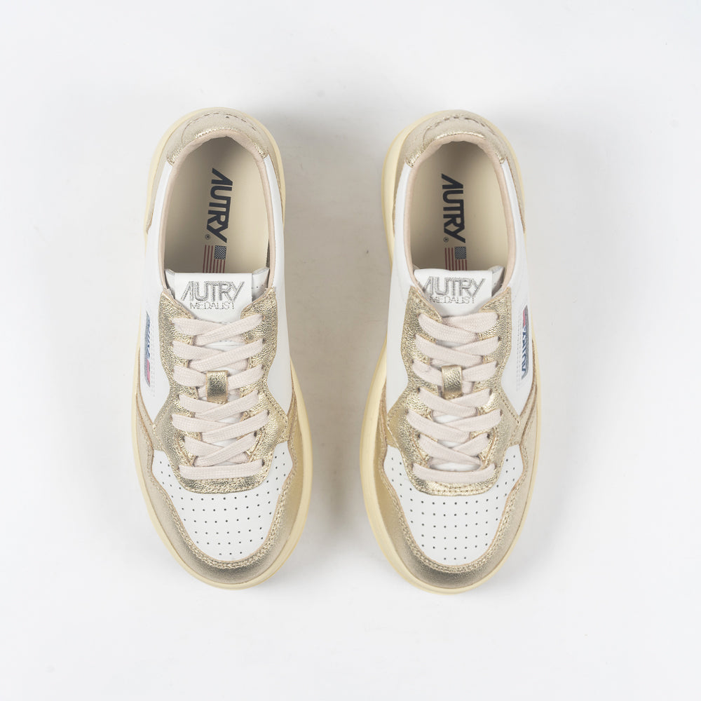 Autry Platform Low Wht/Platinum Ptlw-wb16