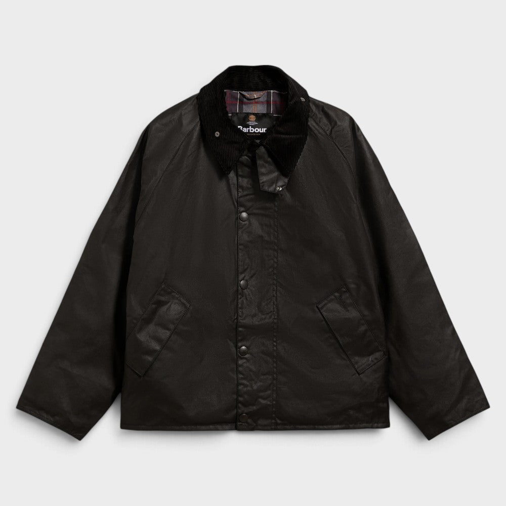 Barbour Os Transport Wax Jacket Black Mwx1678bk91