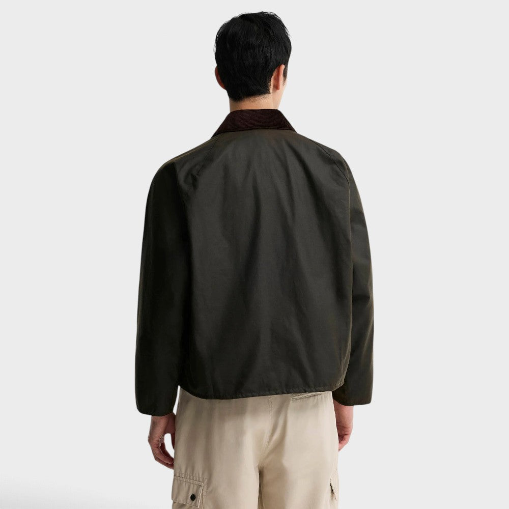 Barbour Os Transport Wax Jacket Olive Mwx1678ol51