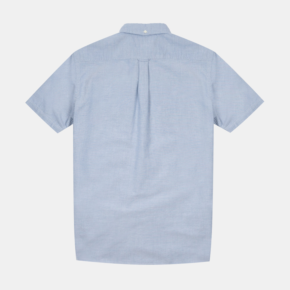 Beams+ B.d Short Sleeve Oxford Sax 38010032139
