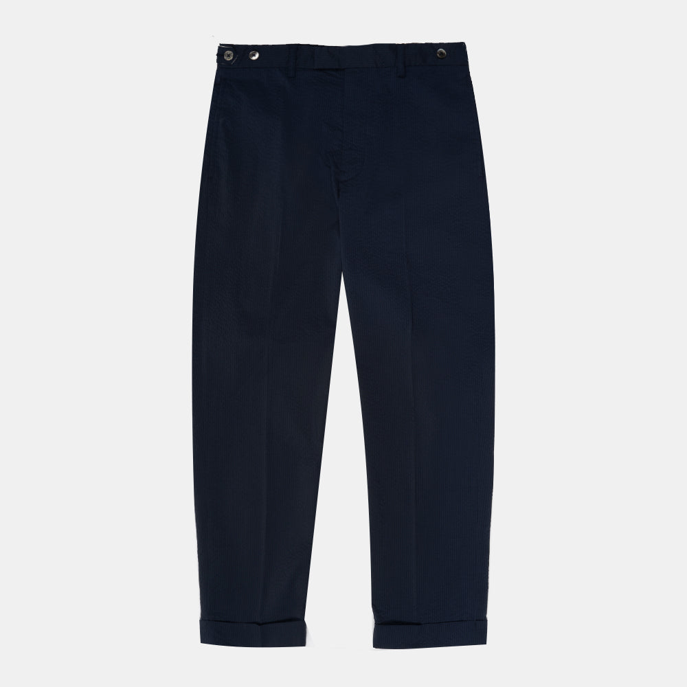 Beams+ Ivy Trousers Coolmax Navy Solid 38230149139