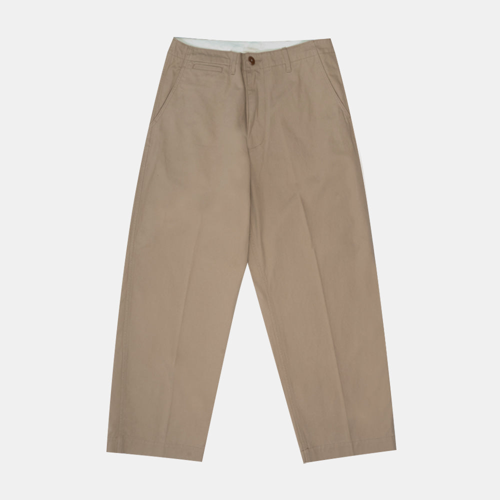 Beams+ Mil Trousers Khaki Twill 38230120791