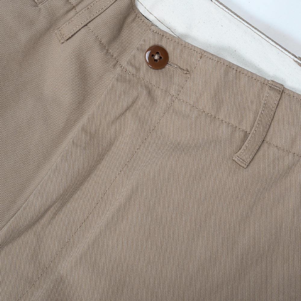 Beams+ Mil Trousers Khaki Twill 38230120791