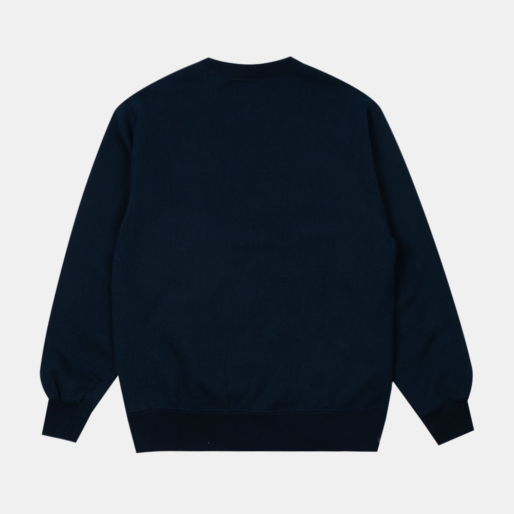 Beams+ Sweat Crew Navy 38130191103