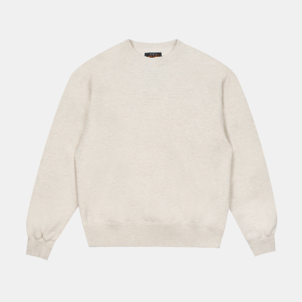 Beams+ Sweat Crew Oatmeal 38130191103