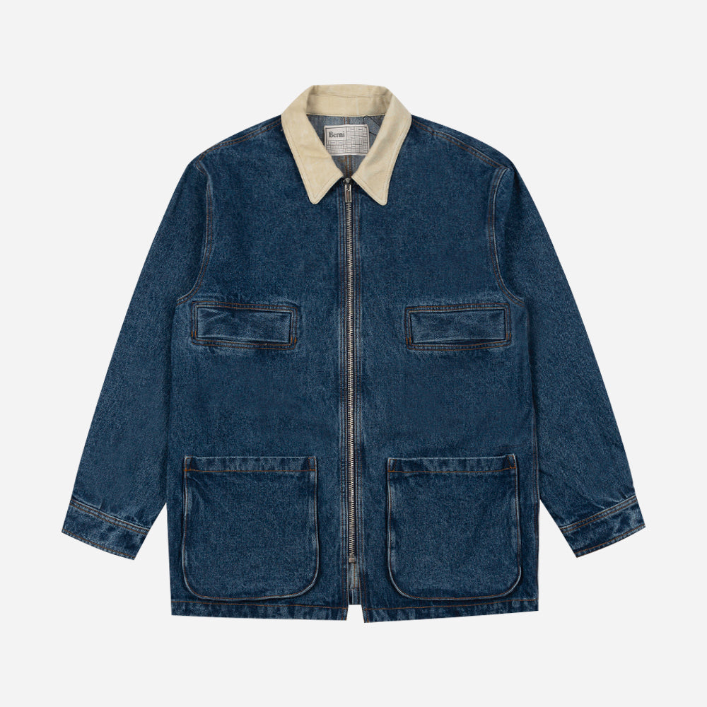 Berni Veste Retro Reign Denim Jacke Blue Retro Reign Denim Jacket