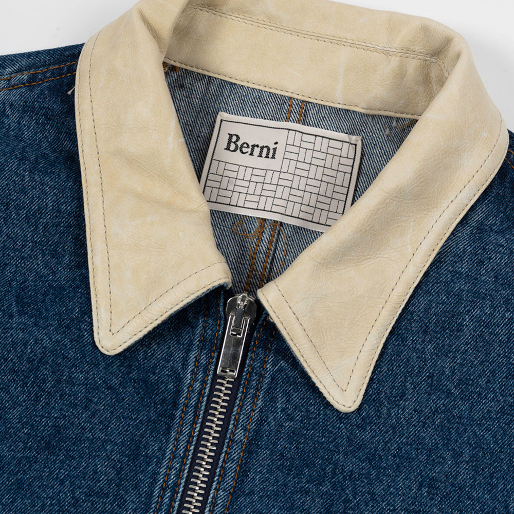 Berni Veste Retro Reign Denim Jacke Blue Retro Reign Denim Jacket