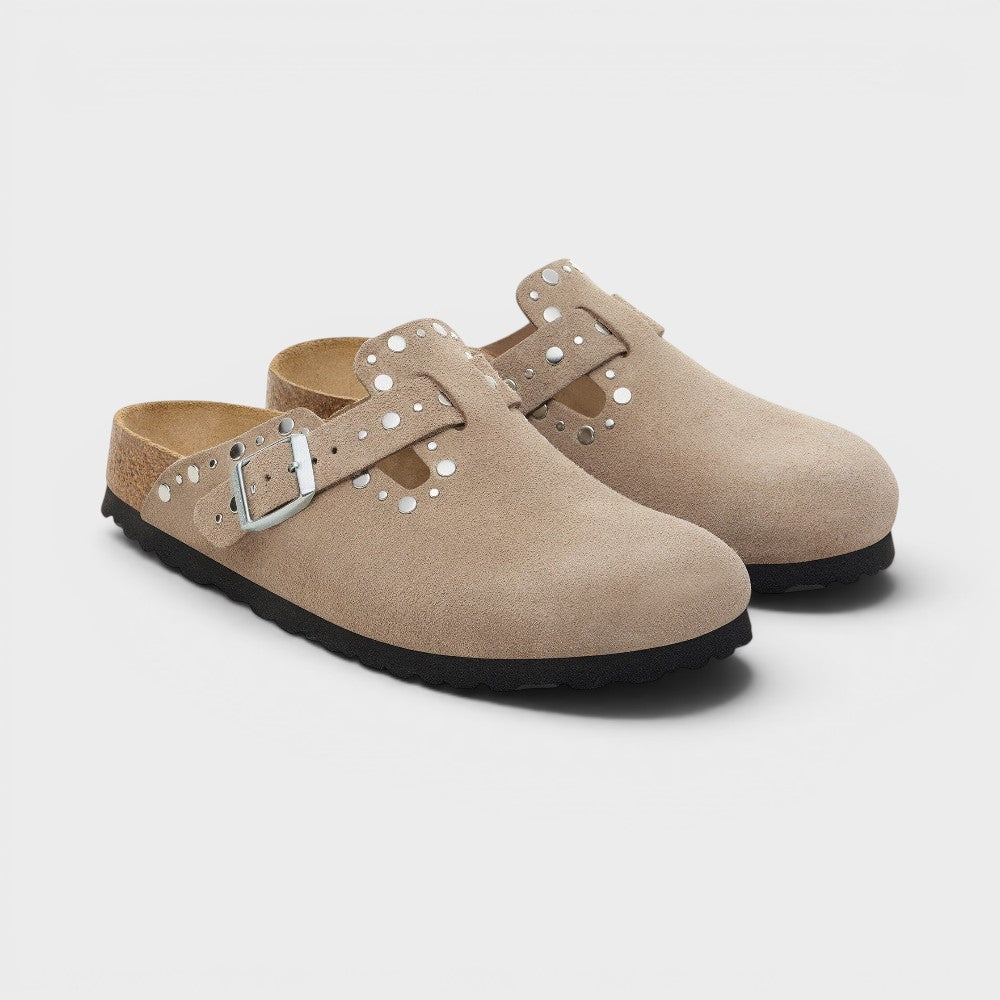 Birkenstock Boston Rivet Taupe 1030418