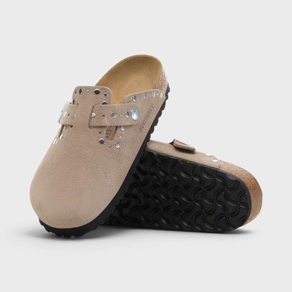 Birkenstock Boston Rivet Taupe 1030418