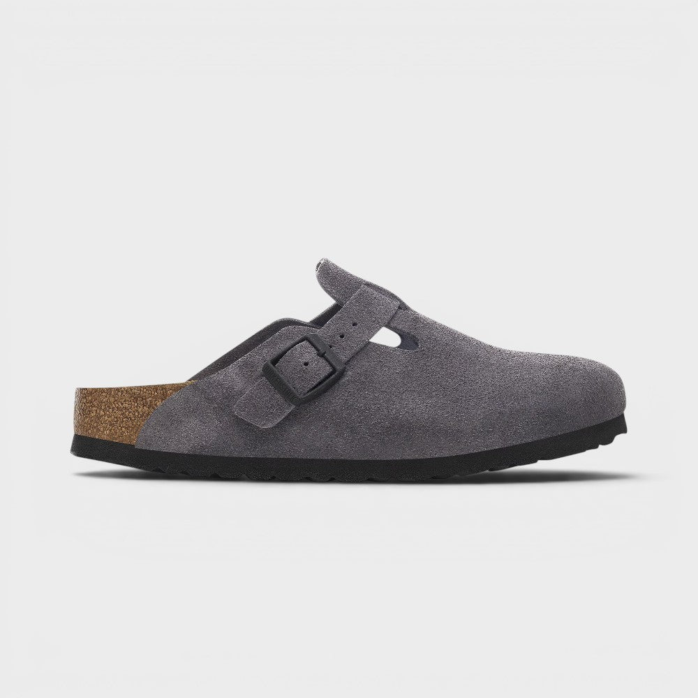 Birkenstock Boston Velvet Grey 1028602