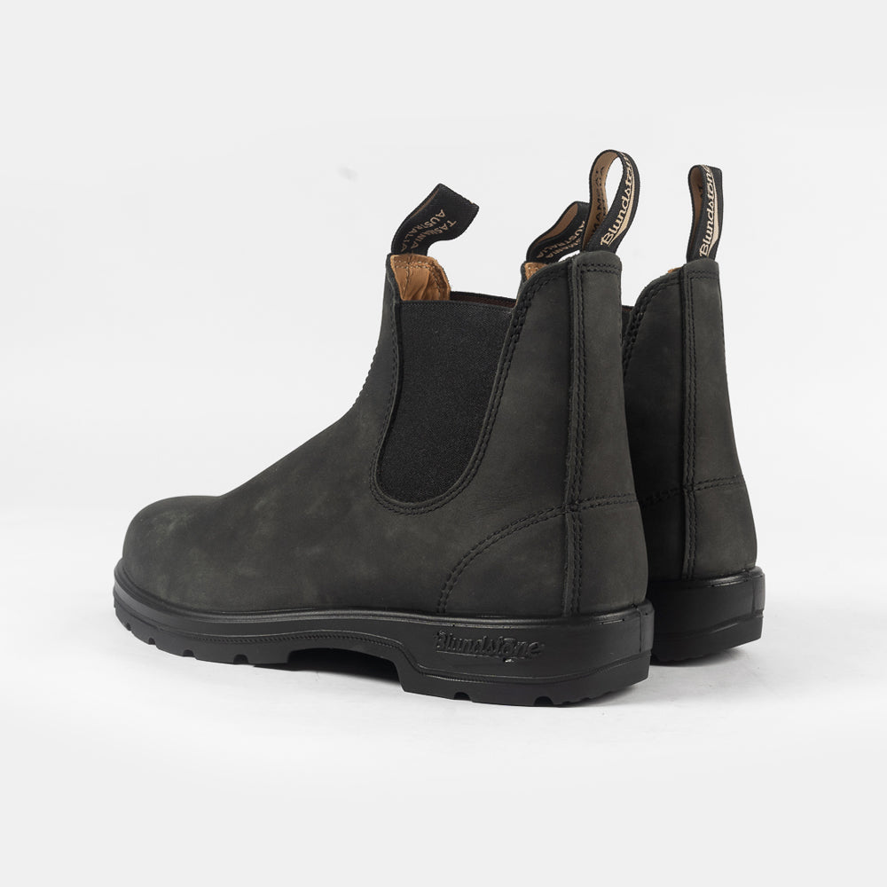 Blundstone Elastic Sided Boot Rustic Black 587