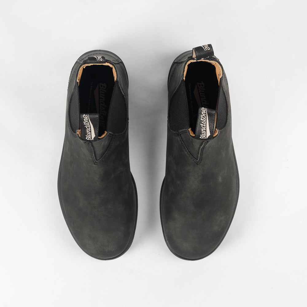 Blundstone Elastic Sided Boot Rustic Black 587