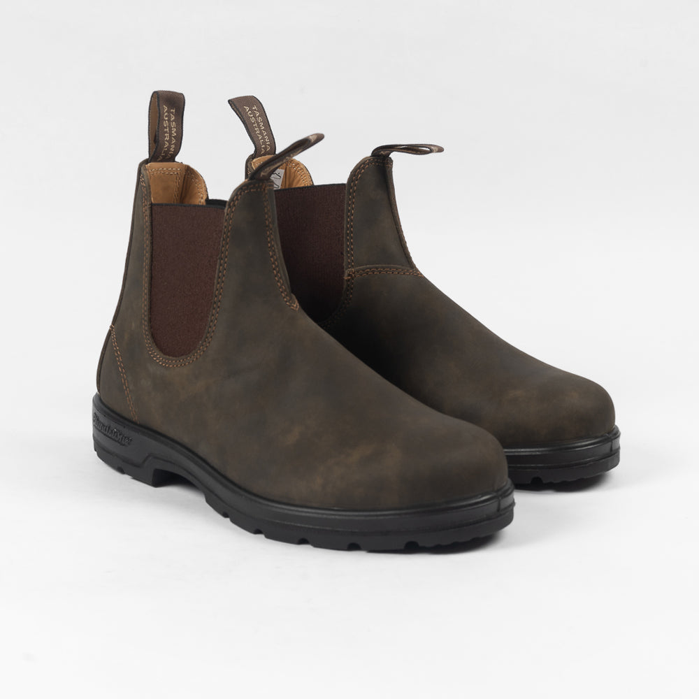 Blundstone Elastic Sided Boot Rustic Brown 585
