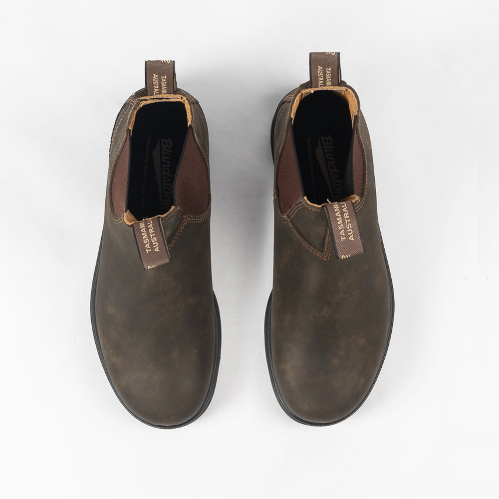 Blundstone Elastic Sided Boot Rustic Brown 585