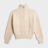 Fisherman Quarter Zip Knit