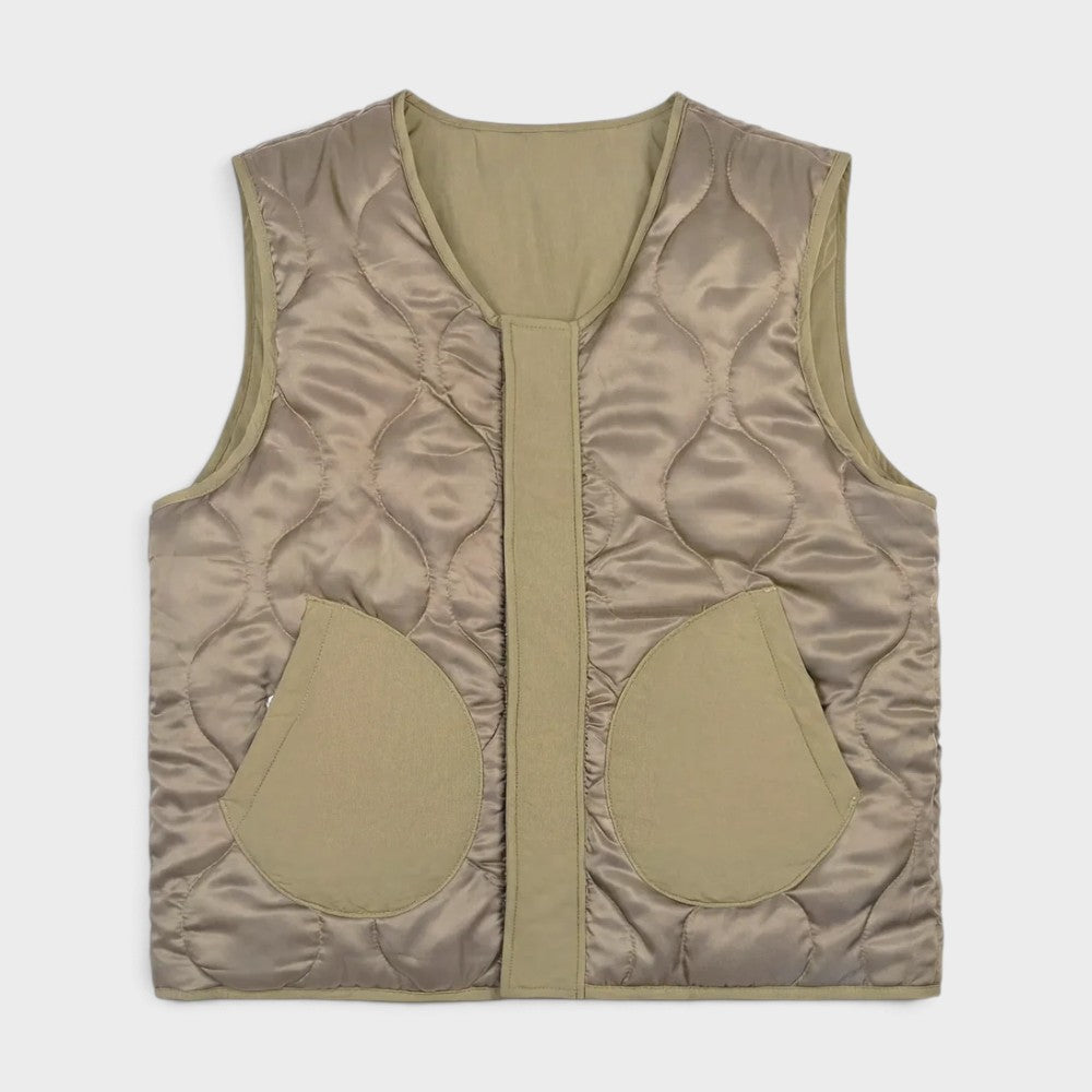 Bram's Fruit Reversible Padded Vest S/Manch Olive Green 2012-green