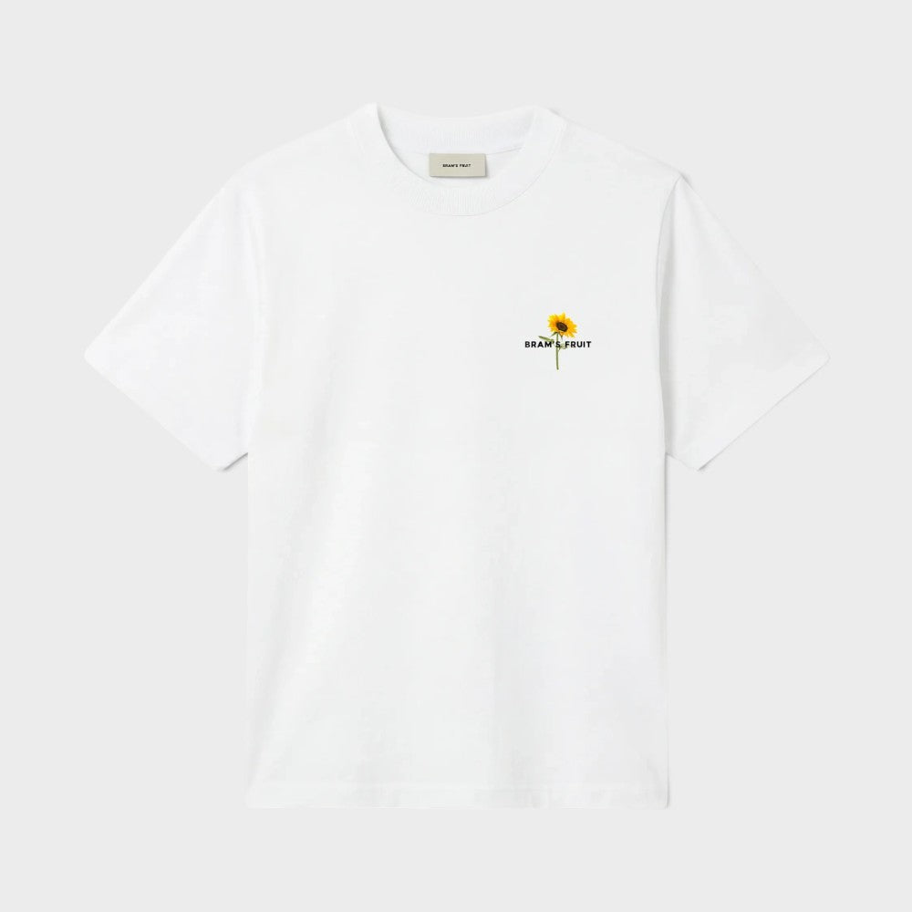 Bram's Fruit Sunflower Tshirt White 2121-white