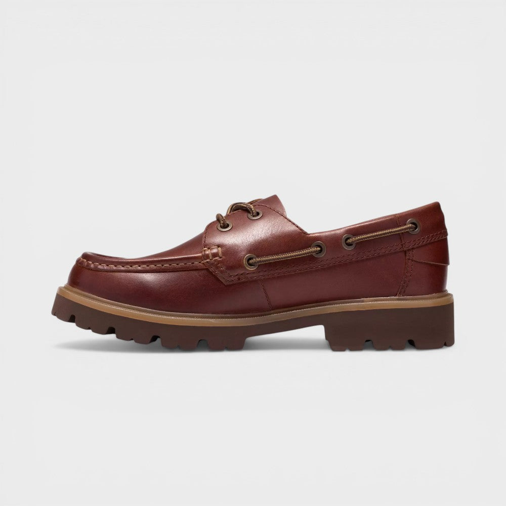 Clarks Cleyhill Boat Brown Leather 26186176