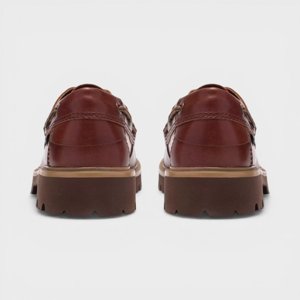 Clarks Cleyhill Boat Brown Leather 26186176