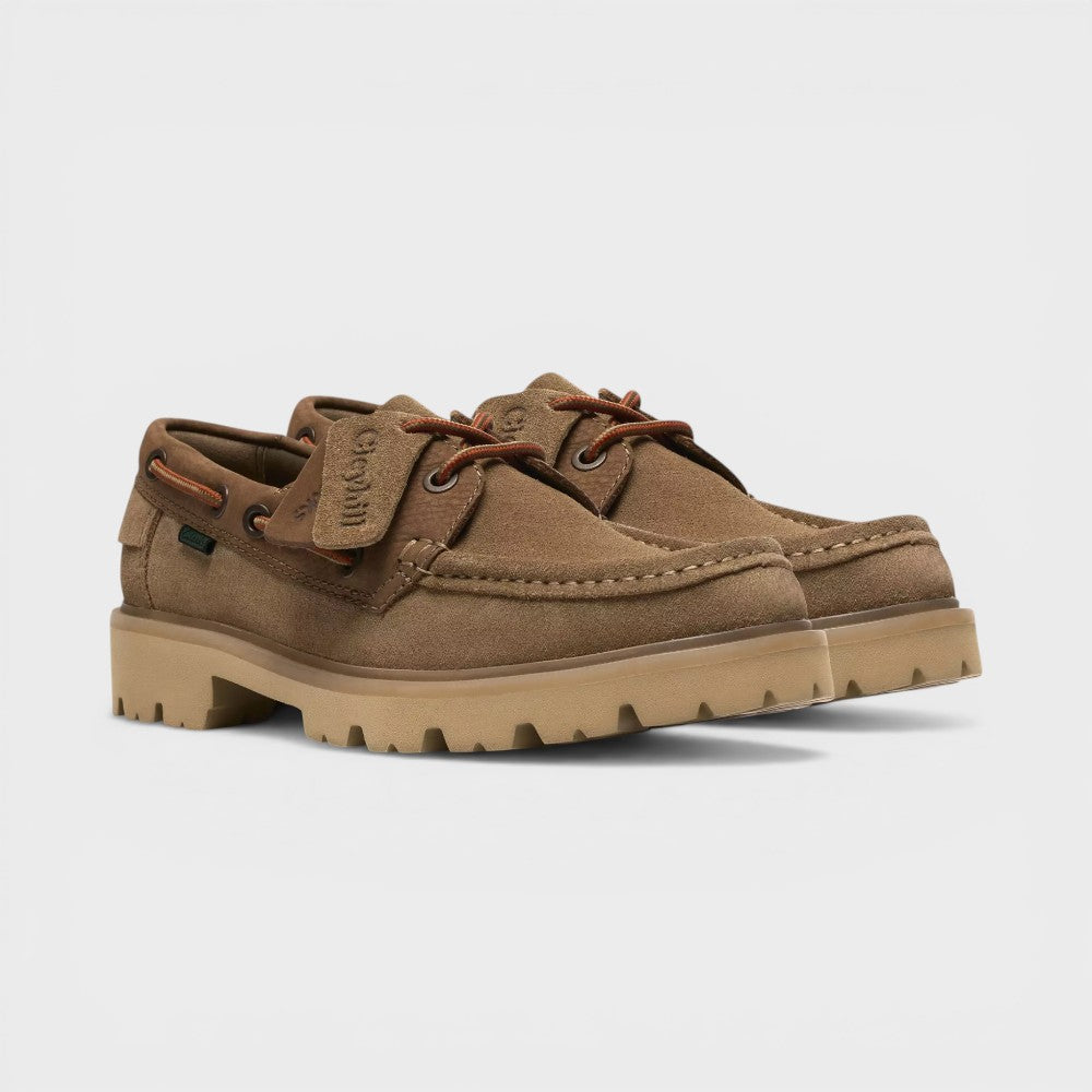 Clarks Cleyhill Boat Dark Sand 26186178
