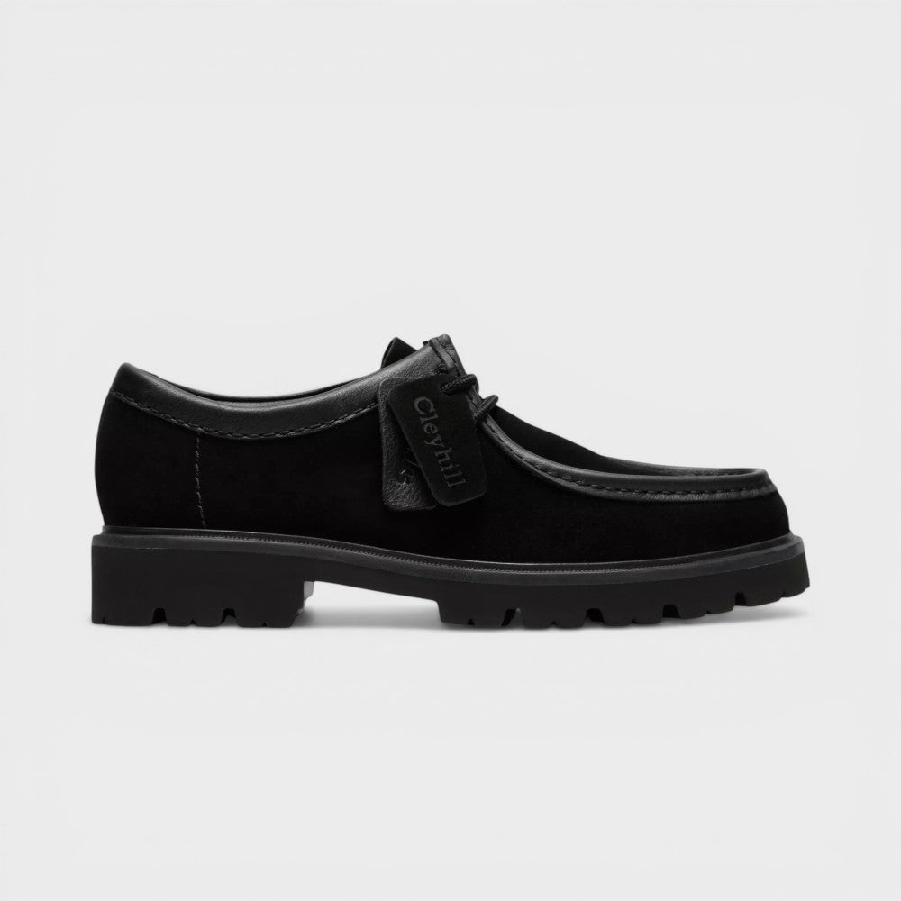 Clarks Cleyhill Seam Black Suede 26186418