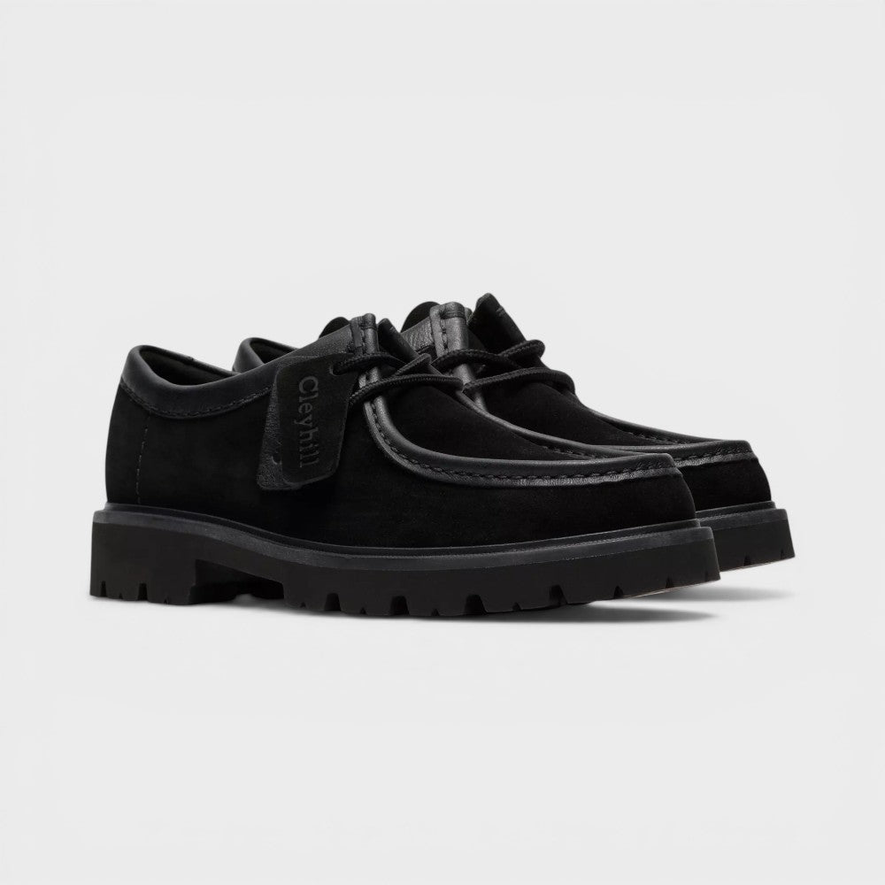 Clarks Cleyhill Seam Black Suede 26186418