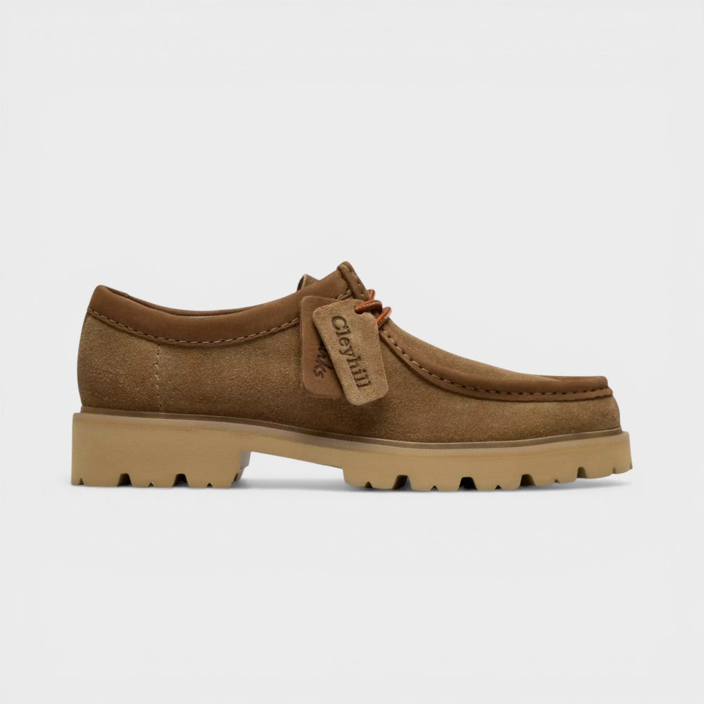 Clarks Cleyhill Seam Dark Sand Suede 26186419