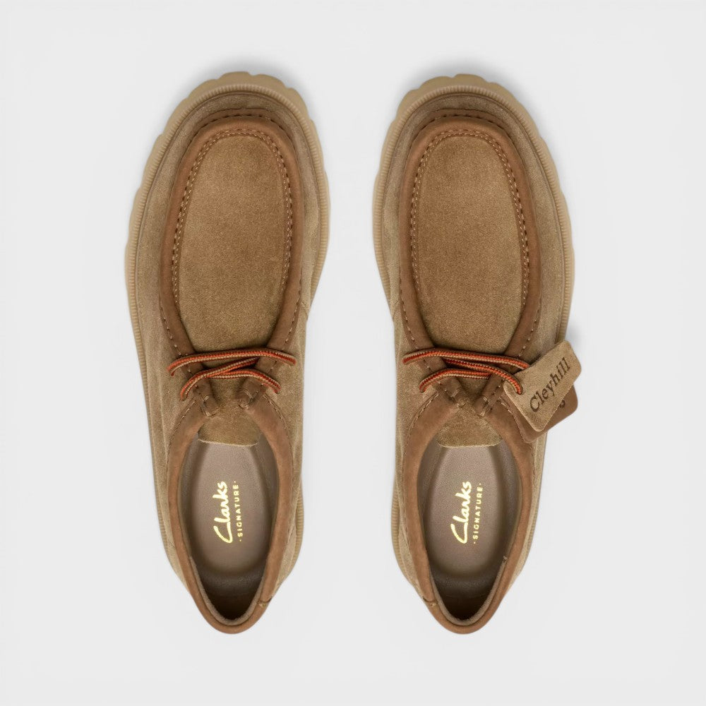 Clarks Cleyhill Seam Dark Sand Suede 26186419