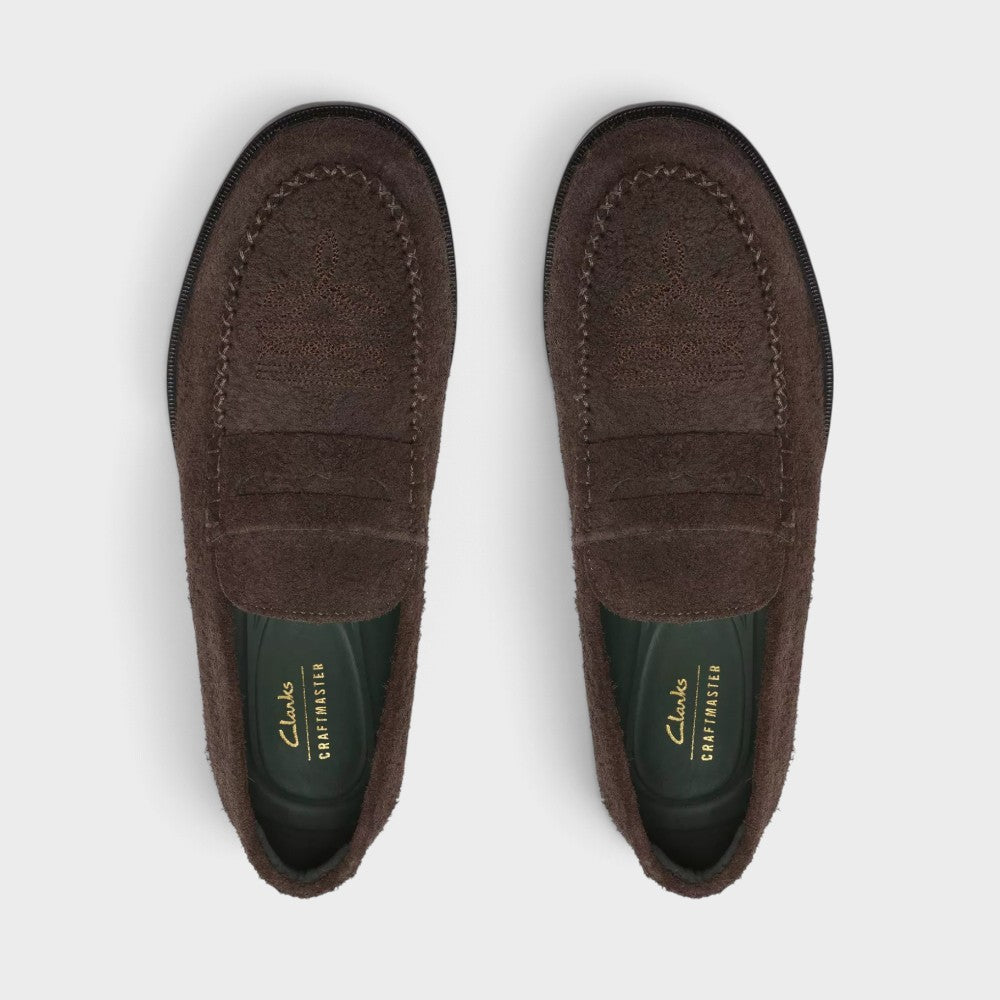 Clarks Craft James Lo Loafer Brown Suede 26329444
