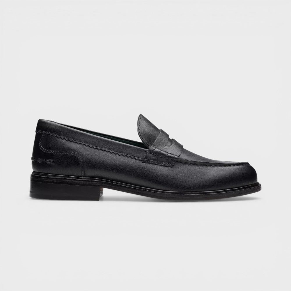 Clarks Craftjames Lo Black Leather 26178569