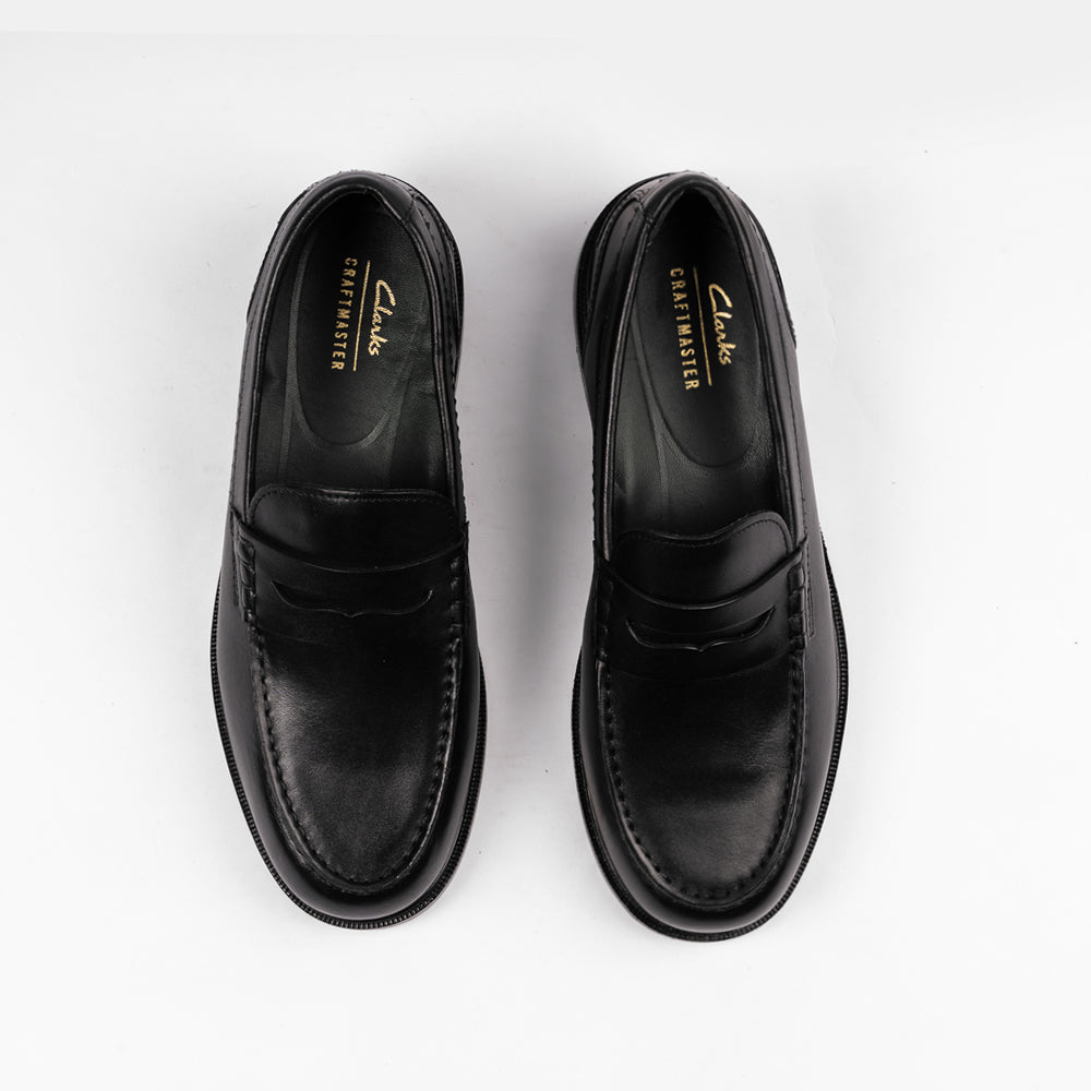 Clarks Craftjames Lo Black Leather 26178569