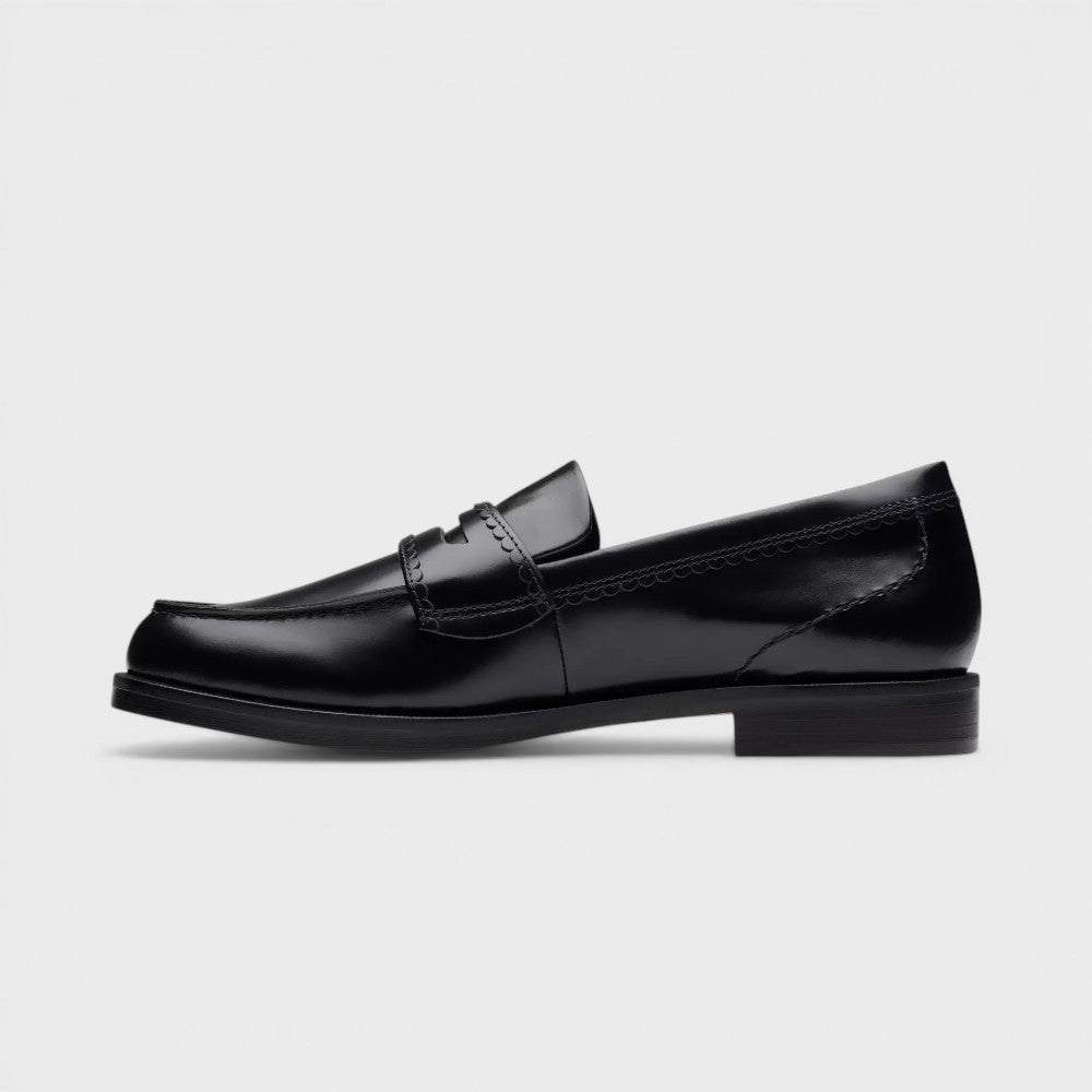 Clarks Straven Edge W Black Leather 26181277