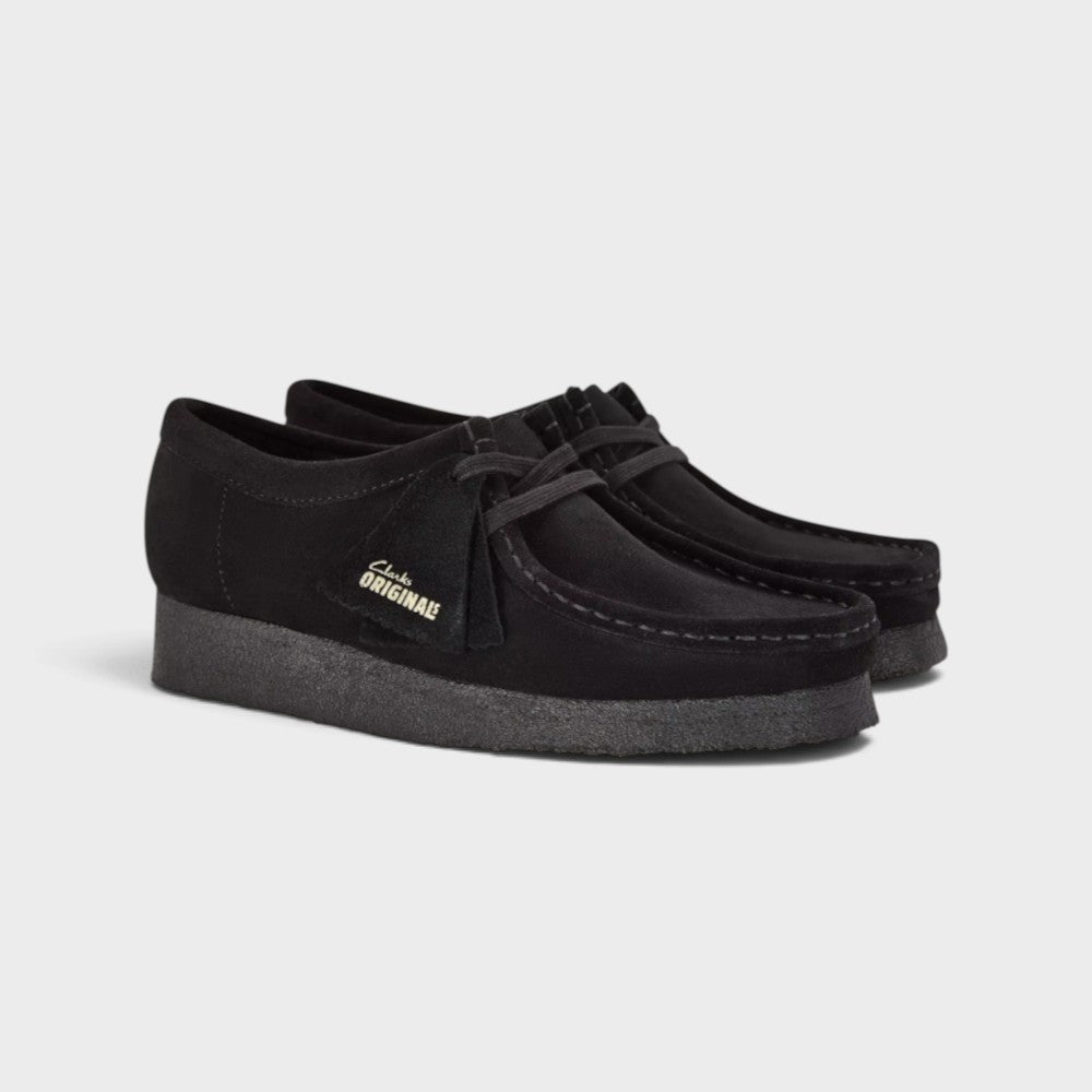 Clarks Wallabee Black Suede 26188315