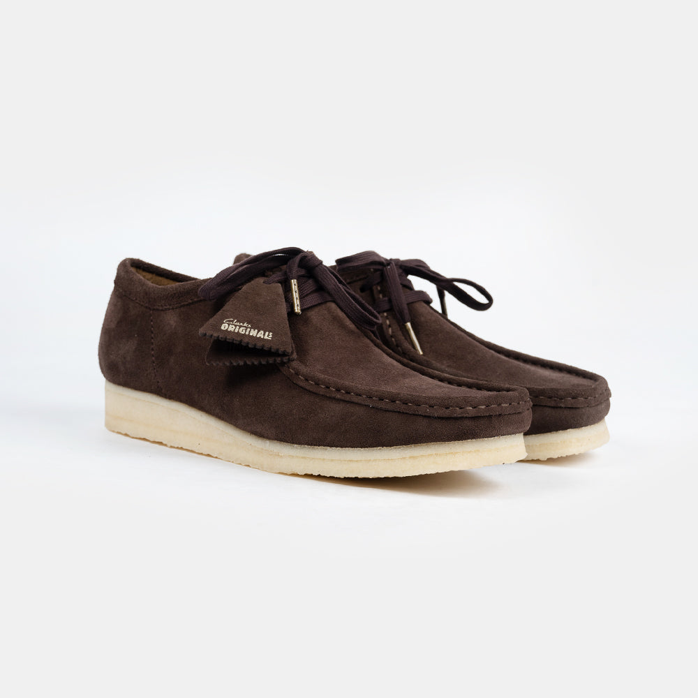Clarks Wallabee Dark Brown Suede 26156606