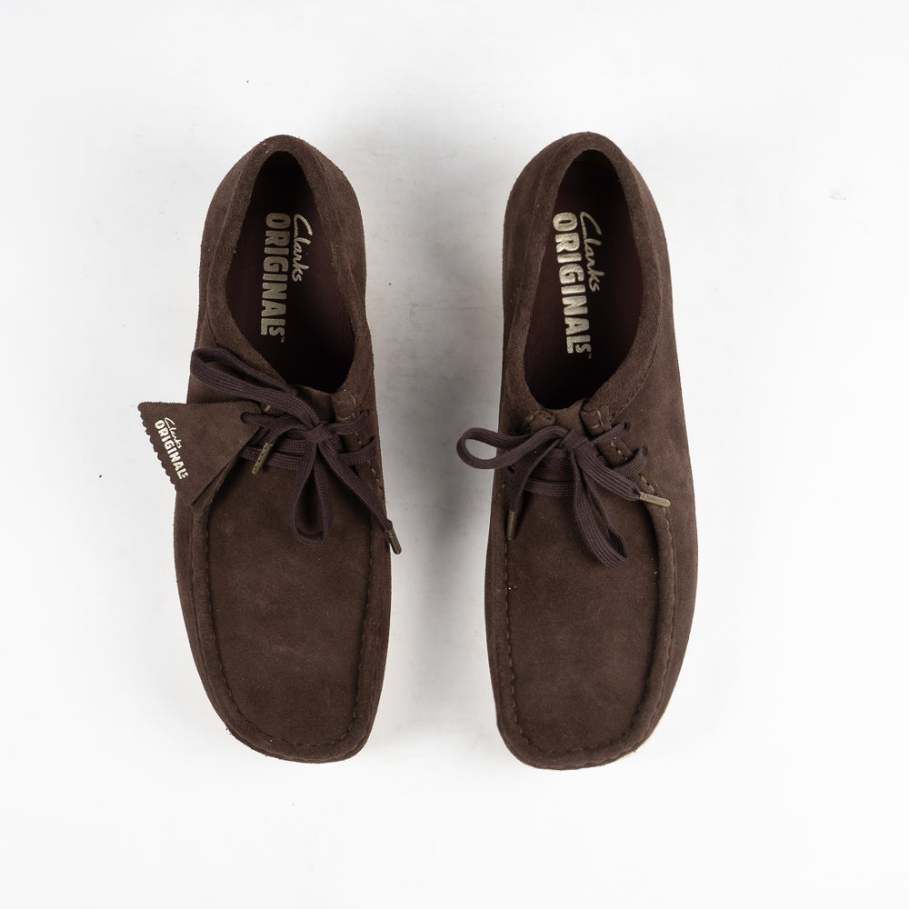 Clarks Wallabee Dark Brown Suede 26156606