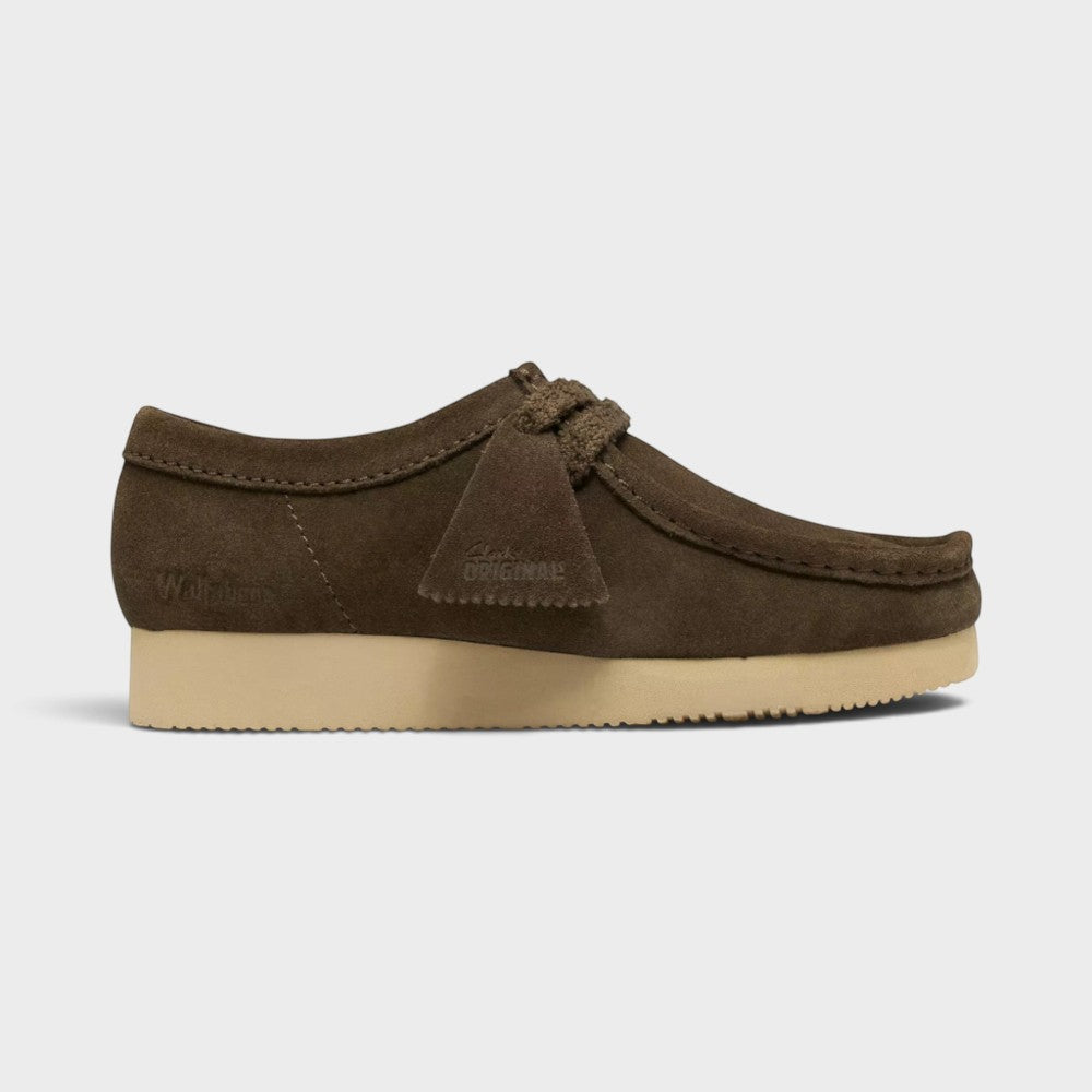 Clarks Wallabee Lite Dark Olive Suede 26329403