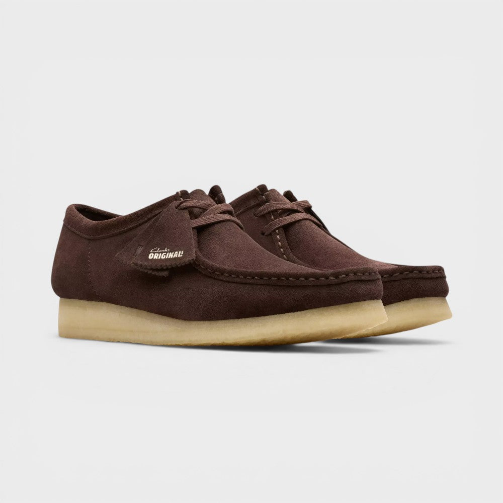 Clarks Wallabee M Dark Brown Suede 26156606