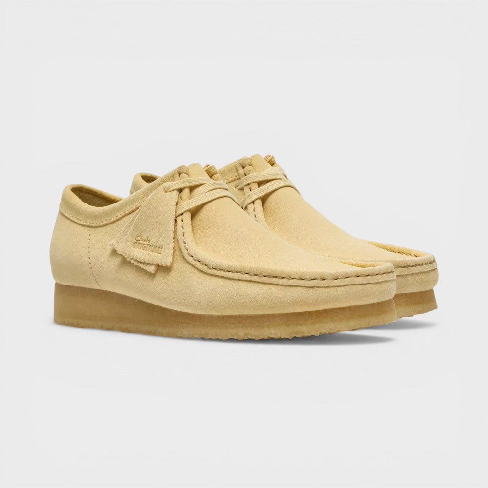 Clarks Wallabee M Pale Yellow 26185559