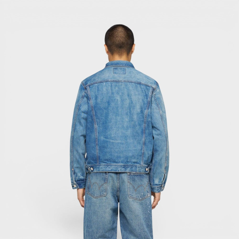 Edwin Denim Jacket Blue Light Used I036717-01-7w