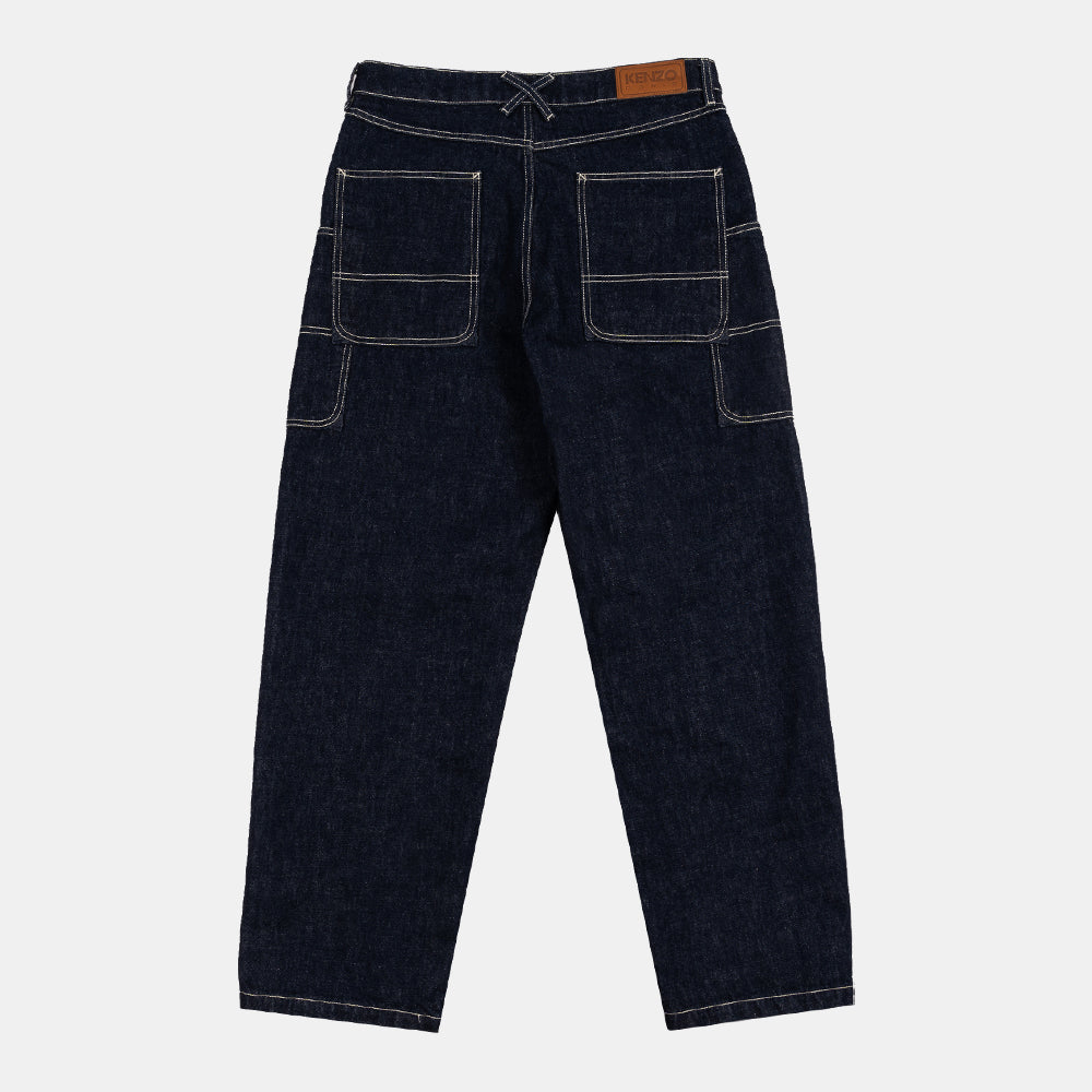 Kenzo Cargo Monkey Fit Jeans Rinse Blue Fe65dp4086a1