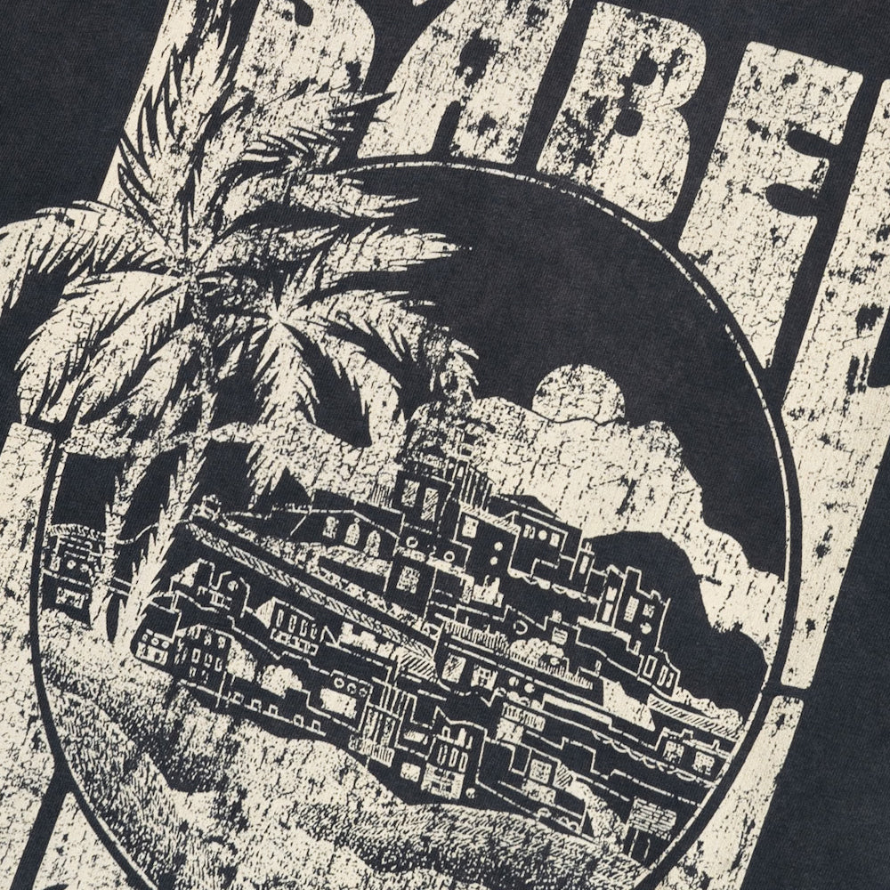 Marant Honore Tshirt Faded Black C3n09h-02fk