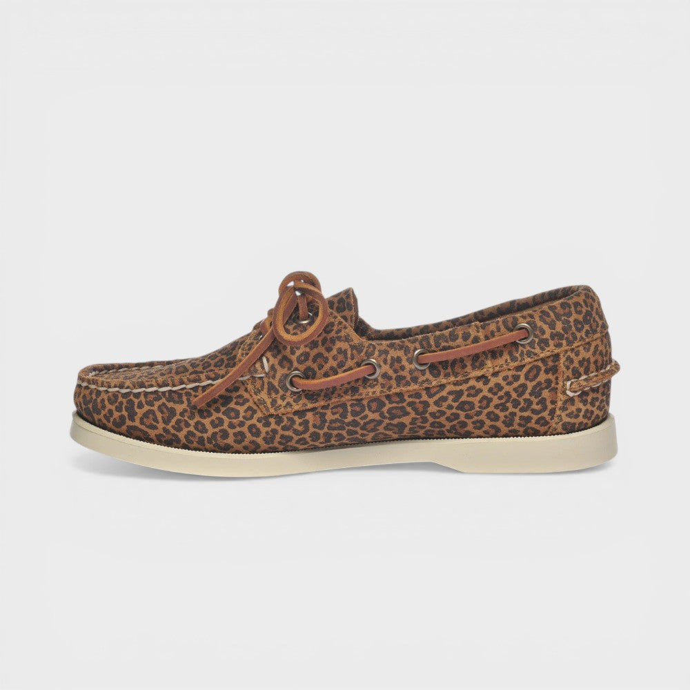 Sebago Portland Woman Brown Leopard Gum 74117qw-a48