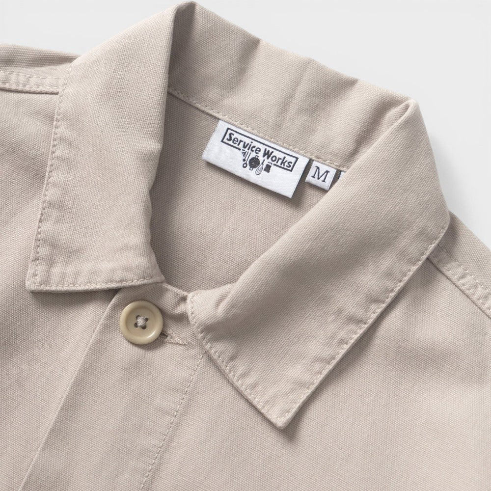 Service Works Canvas Chore Shirt Stone Sw009s26-stone