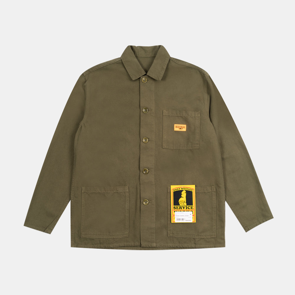 Service Works Chore Shirt Olive Sw009s25