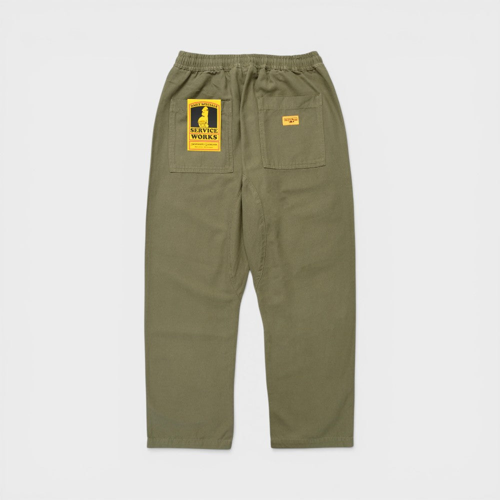 Service Works Classic Chef Pants Olive Sw001w26-olive