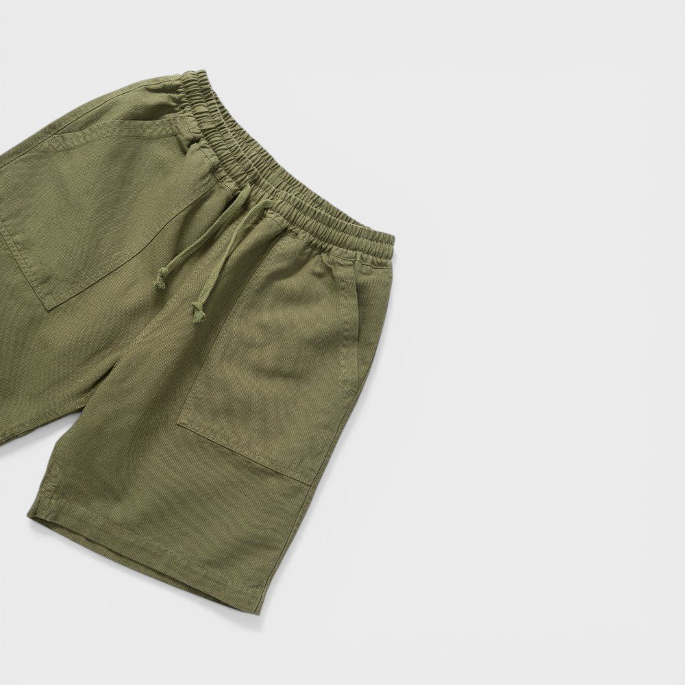 Service Works Classic Chef Shorts Olive Sw018s26-olive
