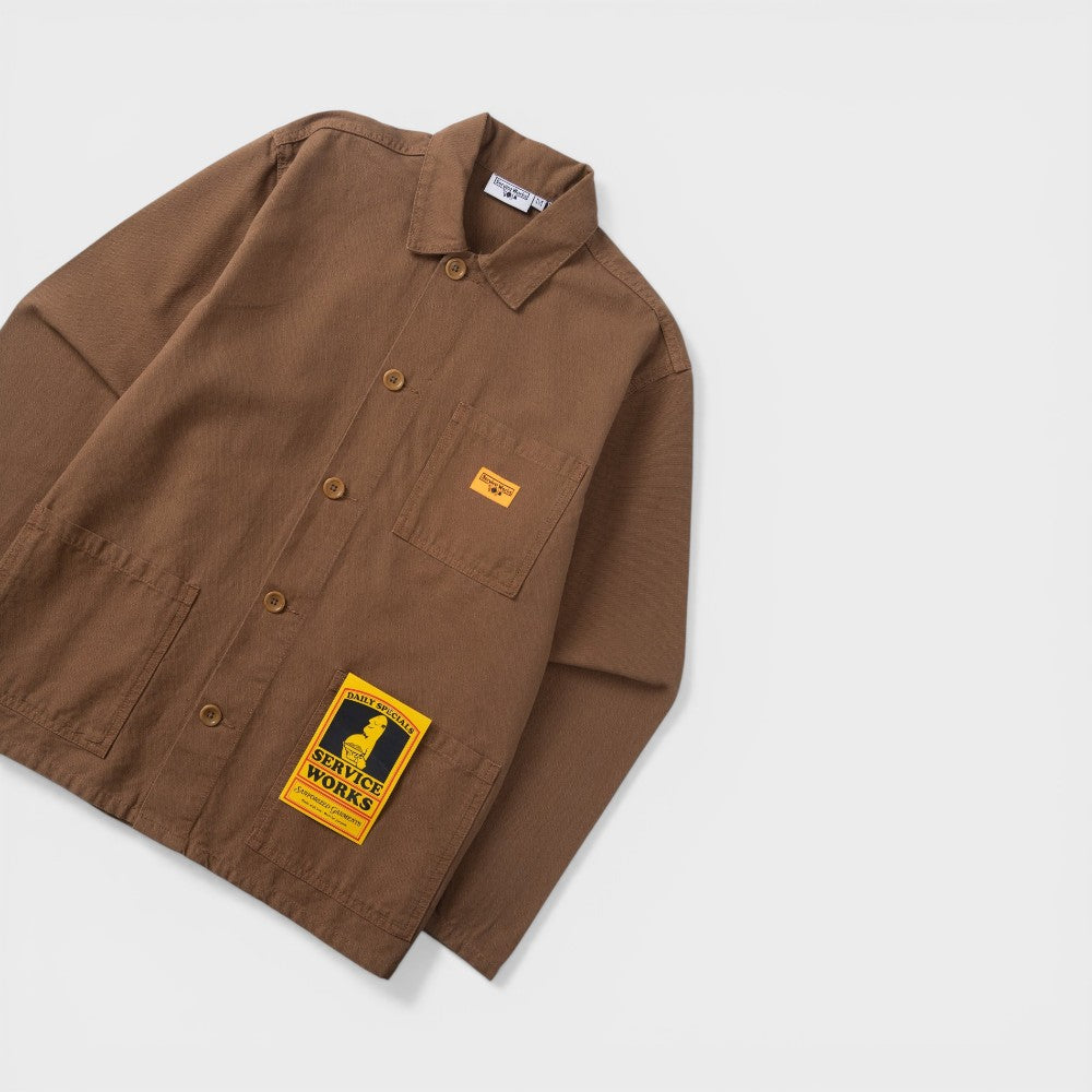 Service Works Classic Chore Shirt Bark Sw009w26-bark